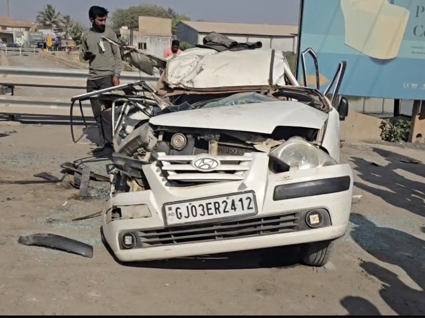 મોરબી : માઠા પ્રસંગમાંથી પરત ફરતા અકસ્માત નડ્યો, દંપતીનું મોત